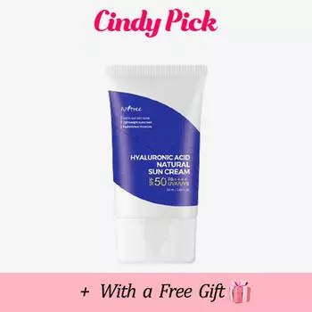 Isntree Натуральный солнцезащитный крем с гиалуроновой кислотой 50 мл (3 варианта)