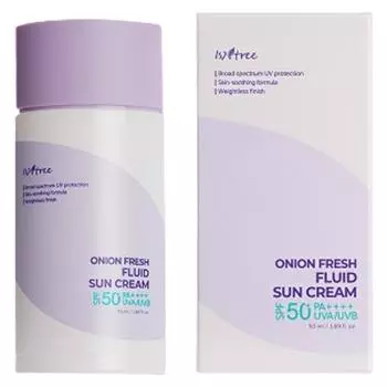 IsnTree Onion Fresh Fluid Sun Cream SPF50+ PA++++, 50 мл, 1 шт.