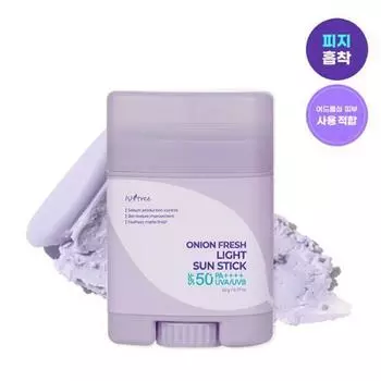 Isntree Onion Fresh Light Солнцезащитный стик 22 г