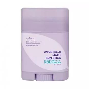 ISNTREE Onion Fresh Light Sun Stick SPF 50+ PA++++ 22 г, Kbeauty, корейская косметика, пробник