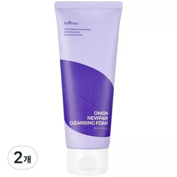 Isntree Onion New Fair Cleansing Foam, 150ml, 2 pieces