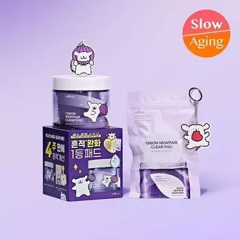 Isntree Onion New Fair Clear Pad 60 листов, специальный (+20 заправок + брелок)