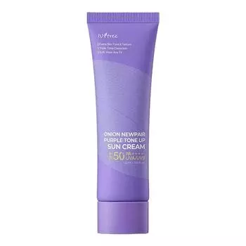 [ISNTREE] Onion Newpair Purple Tone Up Sun Cream SPF 50+ PA++++ 50ml