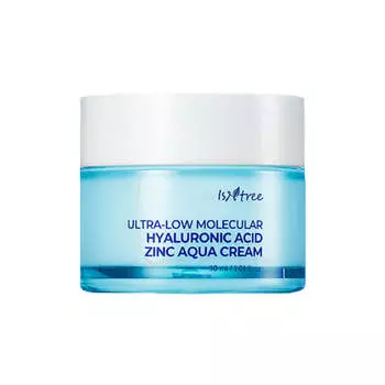 ISNTREE Ультранизкомолекулярная гиалуроновая кислота цинковый аква-крем 30 мл
