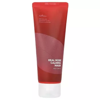 ISNtree, Успокаивающая маска с экстрактом настоящей розы, 3,38 жидких унций (100 мл)