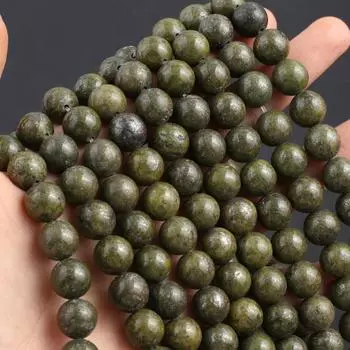 Isoaltion нефритовые бусины из натурального камня темный нефрит круглые бусины для изготовления ювелирных изделий DIY ожерелье серьги браслет аксессуар 6mm