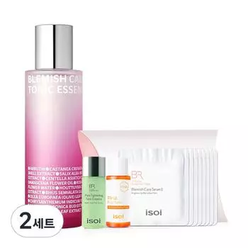Isoi Blemish Care Blemish Tonic Essence + Trial Kit 6 Types Randomly Sent, 130ml, 2 Sets