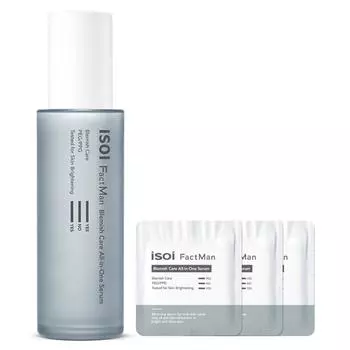 isoi Factman Blemish Care All-in-One Serum 100 мл + Пробная сыворотка All-in-one Serum 3 шт., 1 набор