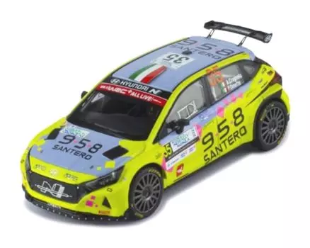 Isomodel Hyundai i20 N Rally2 21 Monthly WRC3 Winner RAM848LQ #35A.Crugnola/P.Ometto 1/43