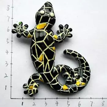 Испания Мадрид смоляной магнит на холодильник сувенир креативный ящерица магнитные магниты для холодильника 3D наклейки украшение дома