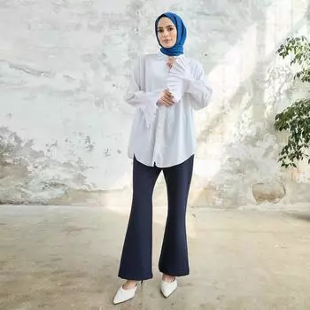 Испанские женские брюки с эластичной резинкой на талии