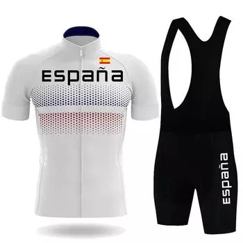 Испанский велосипедный костюм 2024, летние мужские комплекты велосипедного трикотажа Maillot Ciclismo Hombre MTB, велосипедная одежда, одежда для велоспорта, одежда для велосипеда XS