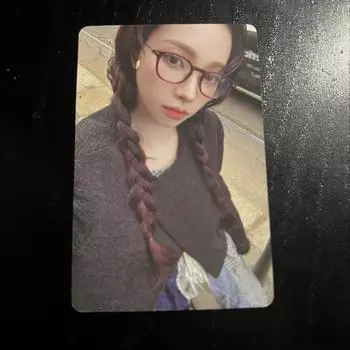 [ИСПОЛЬЗОВАННЫЕ] очки aespa коллекционная карточка Карина карта lomo