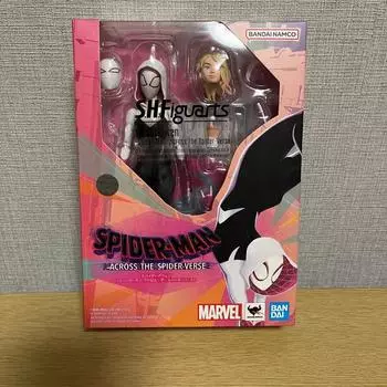 [ИСПОЛЬЗОВАННЫЙ] BANDAI SHFiguarts Человек-паук Гвен через паука - Стихотворение Фигурка - Человек-паук