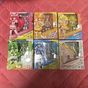 Использовала Glitter Force Smile Precure! SHFiguarts Cure Figure 6 box Set BANDAI Anime Toy
