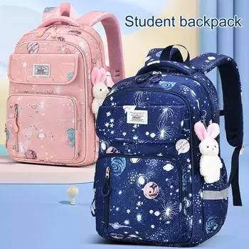 Использование прочной большой емкости рюкзака из мультфильма водоустойчивое L фиолетовый