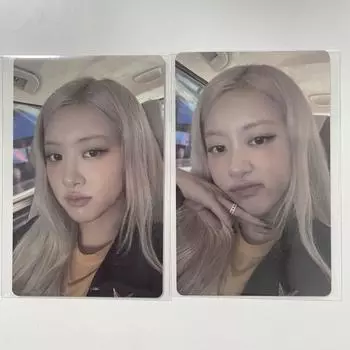 Использованная BLACKPINK ROS POP-UP ROSIE ARCADE официальная MD покупка выгода фотокарточка 2 типа набор Pop Up Limited