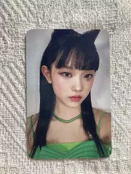 Использованная фотокарточка NewJeans HAERIN ASAP Get Up Broadcast Pre-Recording Sanok Cat ver