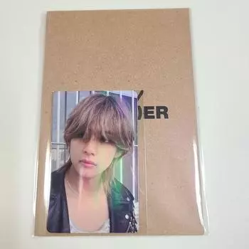 Использованная голограмма BTS V TAEHYUNG LAYOVER фотокарточка с рамкой JAPAN Fan Club FC Limited PC