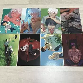 Использованная летняя карточка с изображением Хикару Дида, набор из 8 типов, Корея, ограниченный