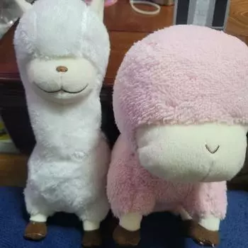 Использованная мягкая игрушка STORY OF SEASONS Good Friends Alpaca Sheep, набор из 2 видов с биркой