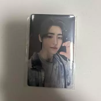 Использованная официальная фотокарточка ENHYPEN WALK THE LINE JAPAN SUNGHOON FC Limited ENGENE ZONE Fan Club EN-