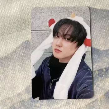 Использованная официальная трансляция Stray Kids CHANGBIN SBS Gayo Daejeon 2024 ограниченная фотокарточка Sanok X mas Chiristmas РЕДКАЯ