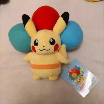 Использованная редкая плюшевая кукла Pokemon Center Okinawa Limited Balloon Flying Pikachu Soratobu