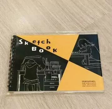 Использованный альбом для эскизов дизайна анимационной театральной анимации Tatsuki Fujimoto