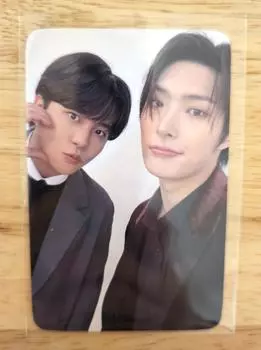 Использованный ATEEZ MINGI & JONGHO GOLDEN HOUR POP-UP Ice On My Teeth Milk Glass Официальная фотография карты Limited SEOUL