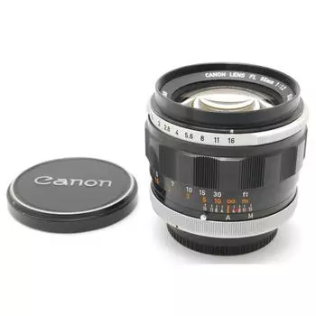 Использованный EXC+5 Canon FL 55mm f/1.2, передняя крышка, задняя крышка из Японии