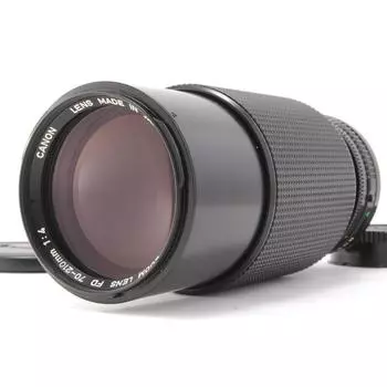 Использованный EXC+5 Canon New ZOOM FD 70-210mm f/4, передняя крышка, задняя крышка из Японии