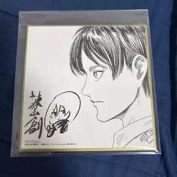 Использованный фильм Атака на титанов ПОСЛЕДНЯЯ АТАКА Эллен Мини Цветная бумага Преимущества Входа