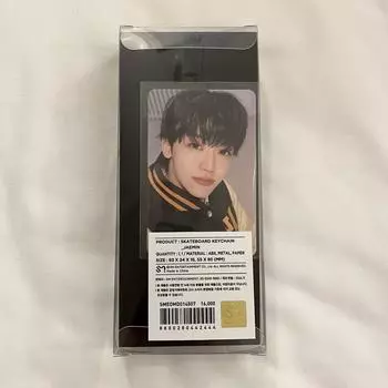 Использованный NCT JAEMIN DREAM SHOW 3 DREAM () SCAPE FINALE в СЕУЛЕ Официальный брелок для скейтборда MD с фотокарточкой