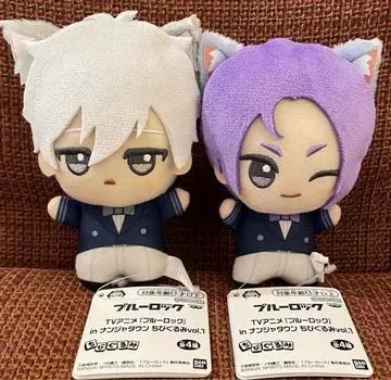 Использованный плюшевый талисман Blue Lock Namja Town Chibigurumi 2 типа, полный набор Namco