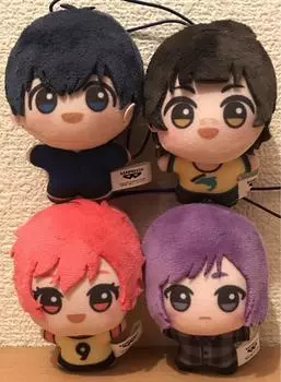 Использованный плюшевый талисман Blue Rock Chibigurumi 4 типа, полный комплект, детская версия