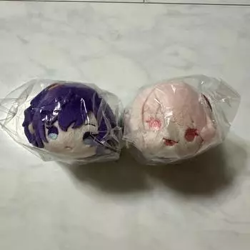 Использованный плюшевый талисман Project Sekai Mochi Mochi, код Night на 25:00 Набор из 2 шт.