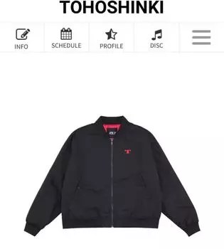 Использованный TVXQ! 20-я годовщина LIVE TOUR ZONE Официальный MD MA-1 M Размер 2024 Ограниченный товар Новый