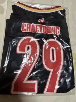 Использовано дважды ГОТОВО БЫТЬ CHAEYOUNG Сетчатая униформа Свободный размер