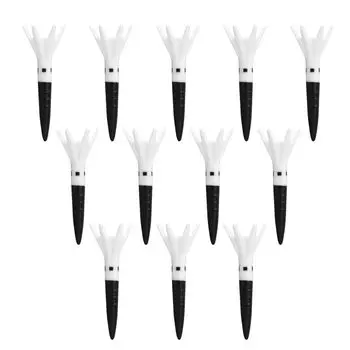 Используется Рикуей DAIYA GOLF Tomahawk Tee BW Short 12 Pieces Увеличенная дальность полета Прочная Тяжело ломается Легко найти Соответствует правилам гольфа Сделано