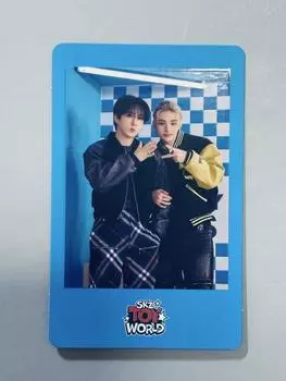 [ИСПОЛЬЗУЕТСЯ] Коллекционная карточка Сукидзу Чанбина Хёнджина Пенми