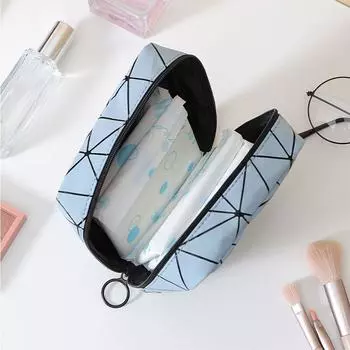 Используйте косметичку, мини-кошелек для монет из ваты, женскую салфетку, гигиеническую прокладку, чехол для хранения салфеток серебряный