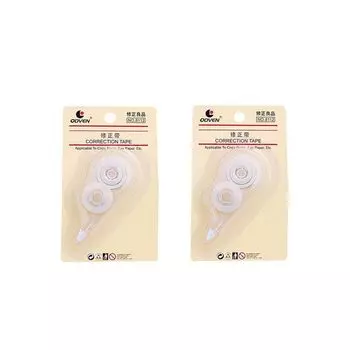 Исправление легко для студентов для исправления офисных канцелярских принадлежностей персонала 2 ленты, мини, использование, портативный, принадлежности, канцелярские принадлежности, домашнее задание, лента,