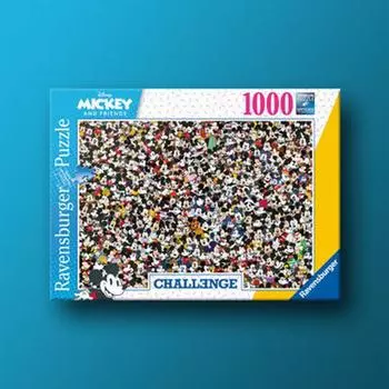 Испытание: Пазл Микки Мауса из 1000 деталей Ravensburger, популярная корейская настольная игра