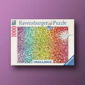 Испытание: Пазл Ravensburger из блесток, 1000 деталей, популярная корейская настольная игра
