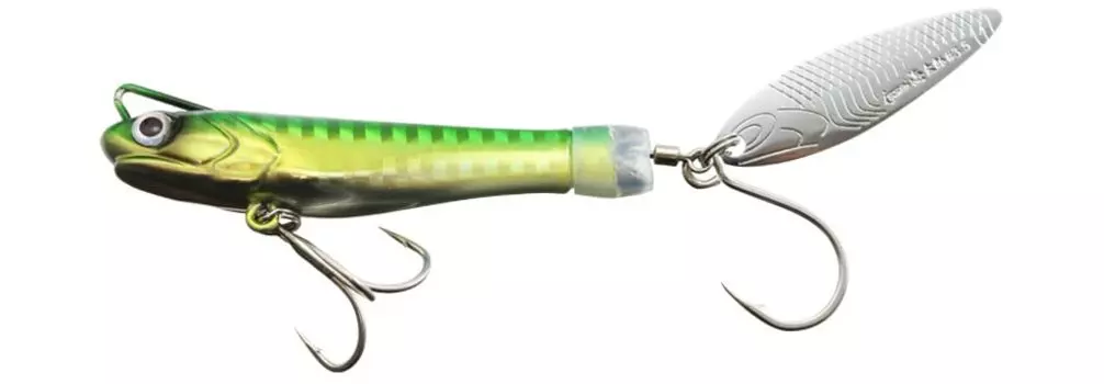 Issei Umitaro Sakanasakana Spin 40g Green Gold #004