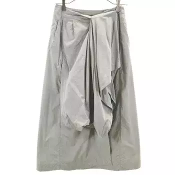 ISSEY MIYAKE 80s Made in Japan Brush Tag Vintage Long length Deformation Wrap skirt Women Used