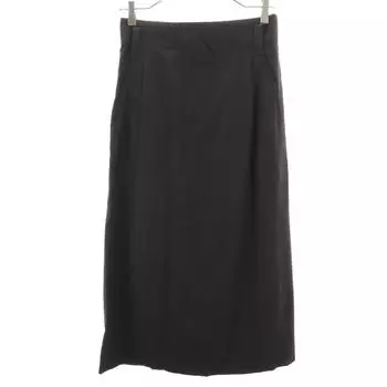 ISSEY MIYAKE 80s Made in Japan Vintage Brush Tag Long skirt M Dark brown Women Used