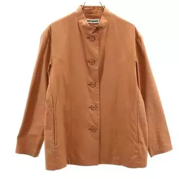 ISSEY MIYAKE 90-е Сделано в Японии Винтажная Куртка с длинным рукавом M Коричневая Женская Б/У