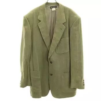 ISSEY MIYAKE made in Japan Blowout cloth tailored jacket XL Olive blazer Men s Used